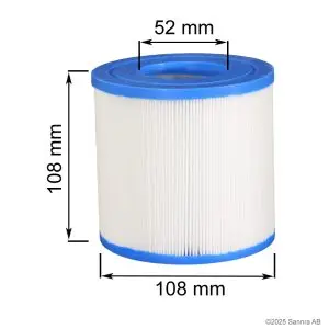 Tvättbart Spafilter SC750 till spabad från Coast Spas och Lay-Z-Spa m.fl.
