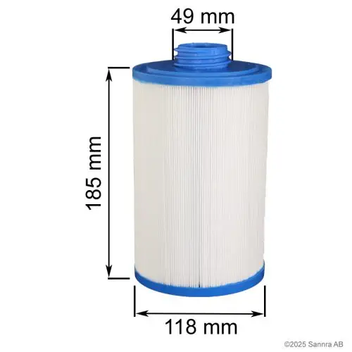 Washable spa filter for spas from Master Spas, Durasport and Trademax etc.
