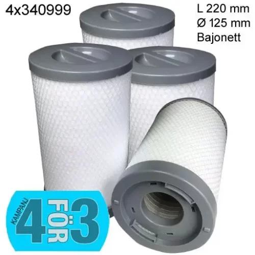 Cleaning-free Spafilter Cleaning-free for Swebad with bayonet. Box of 4 pcs