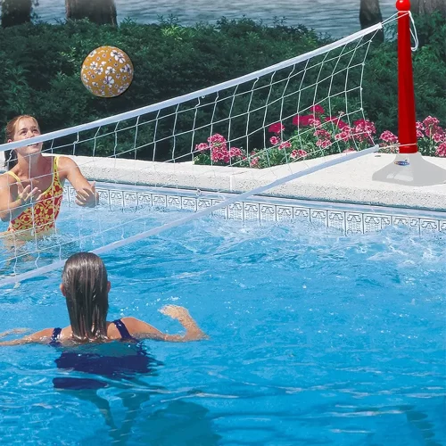 Large pool volleyball net - up to 7 metres wide