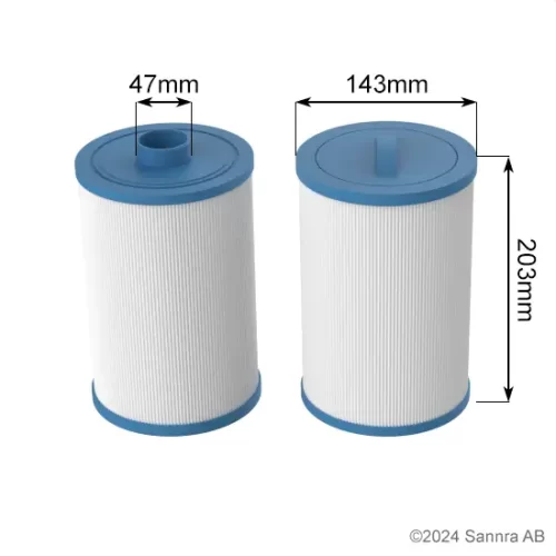 Washable spa filter for spas from Artesian, Maax Spas and Vita spas etc.