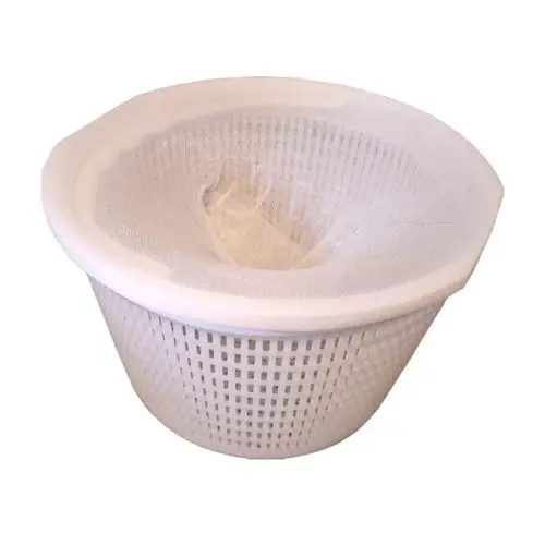 Mesh for the pool strainer basket to catch smaller particles.