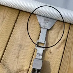 Bracket for pool cover