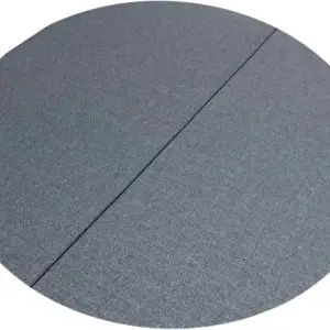 Spalock Runt Salt & Peppar Polyesterväv