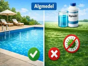 algmedel för poolen