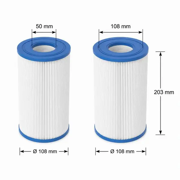 Spafilter kompatibelt med Intex A 1 Tvättbart Spafilter kompatibelt med Intex A