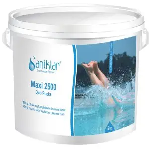 Klorpuckar Saniklar Maxi2000 Tabs 200 g, 5 kg