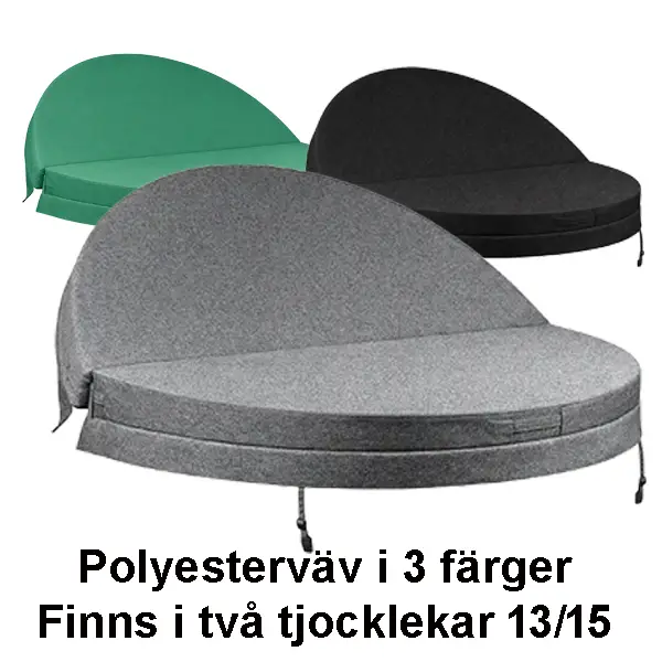 Spalock Viskan Ø 213 cm, polyesterväv - 3 färgval 1 Spalock Viskan Ø 213 cm, polyesterväv - 3 färgval