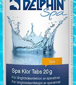 Delphin Spa Klor Tabs 20g, Bra pris på en bra produkt!